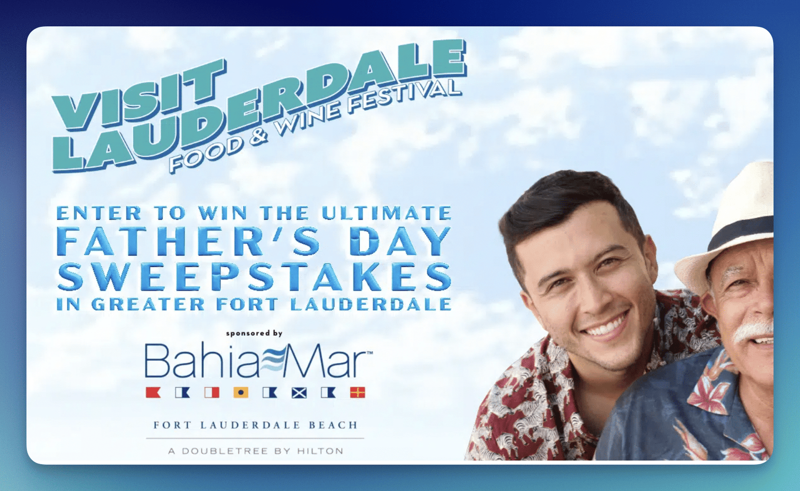 Join the Visit Lauderdale Food & Wine Festival Sweepstakes for a Chance to Win Exciting Prizes! Join the Visit Lauderdale Food & Wine Festival Sweepstakes for a Chance to Win Exciting Prizes!