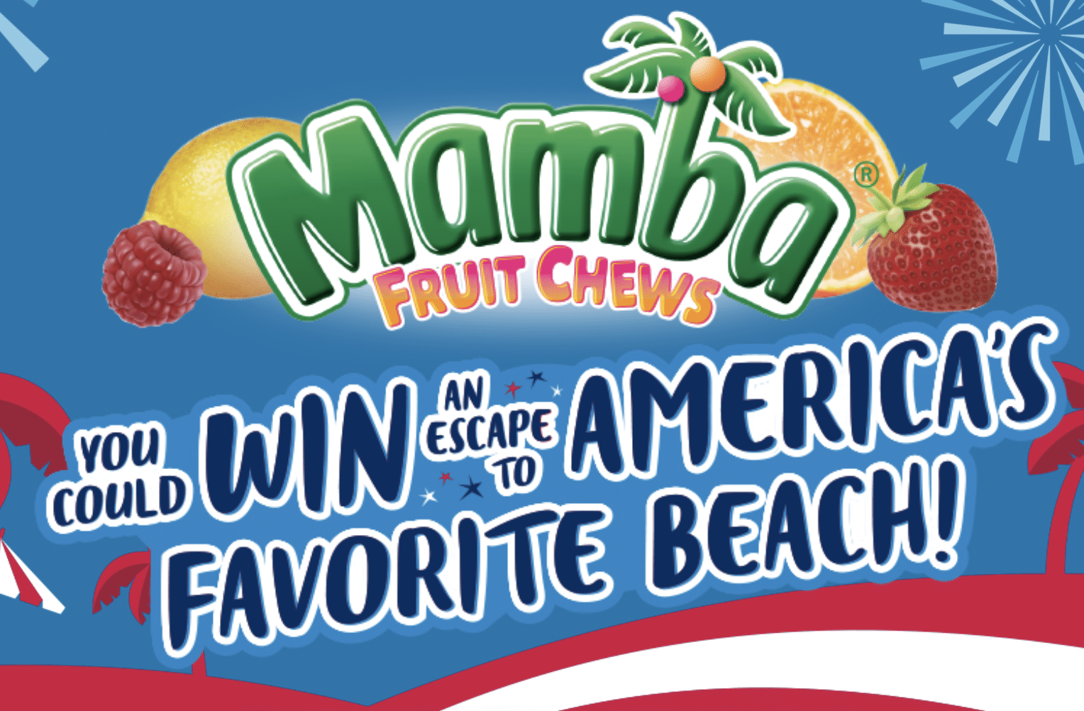 Mamba Fruit Chews Launches Americas Favorite Beach Sweepstakes for Summer Fun Mamba Fruit Chews Launches Americas Favorite Beach Sweepstakes for Summer Fun