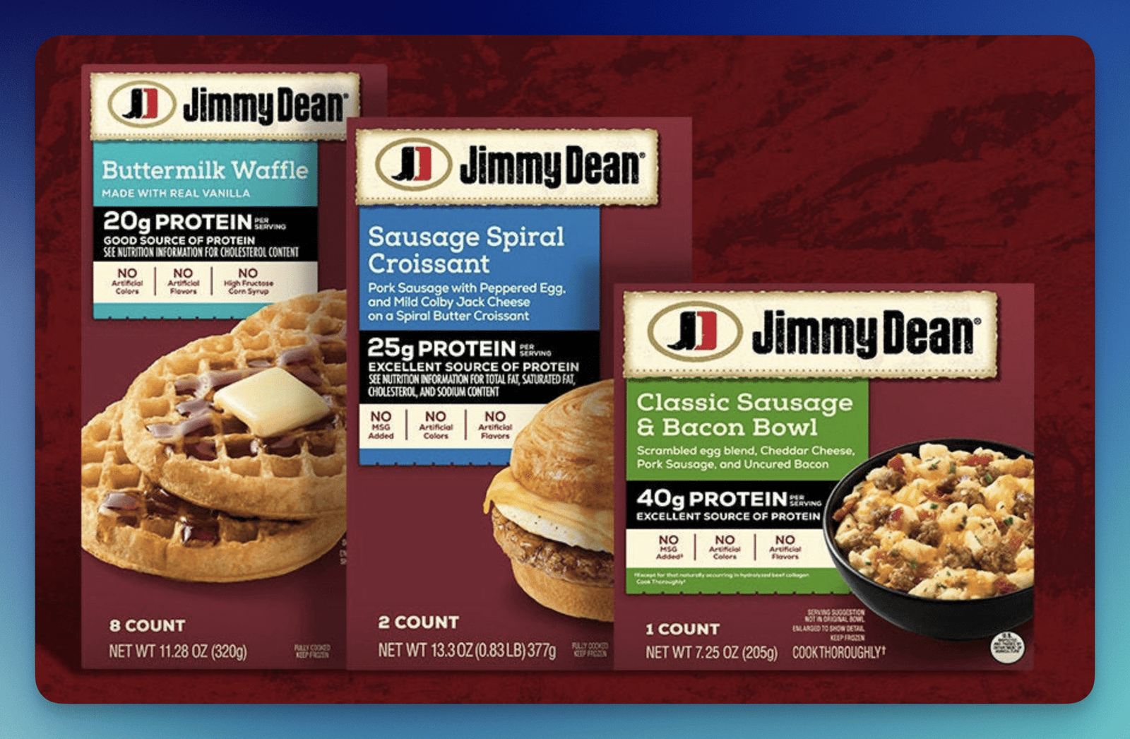 Win Big in the Jimmy Dean Products for a Year Sweepstakes! Win Big in the Jimmy Dean Products for a Year Sweepstakes!