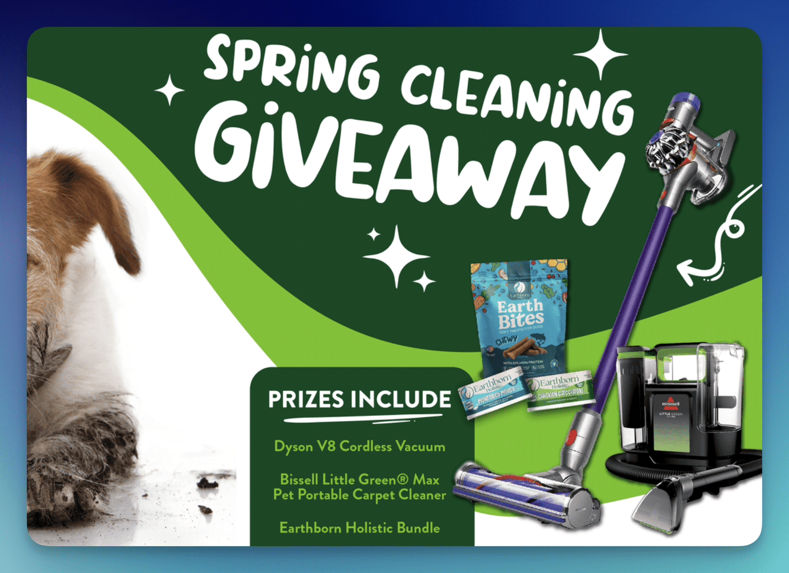 Join the Earthborn Spring Cleaning Sweepstakes for a Chance to Win Big!