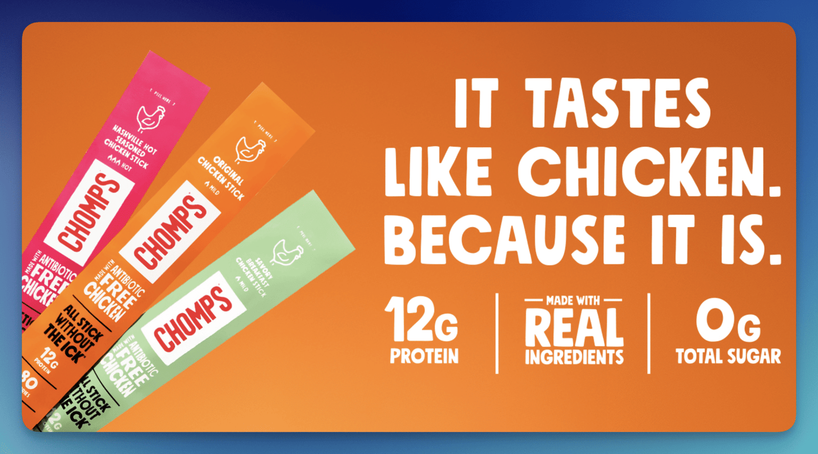 FREE Sample of Chomps Original Chicken Stick (Alexa or Google Assistant)
